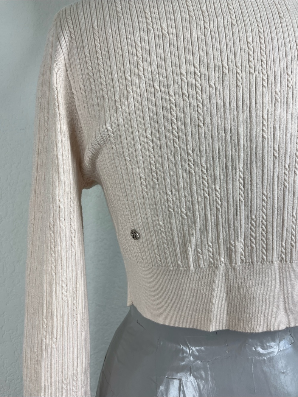 lululemon ribbed merino wool-blend cropped cardigan - Picture 5 of 11